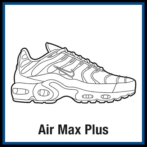 nike air max plus coloring pages